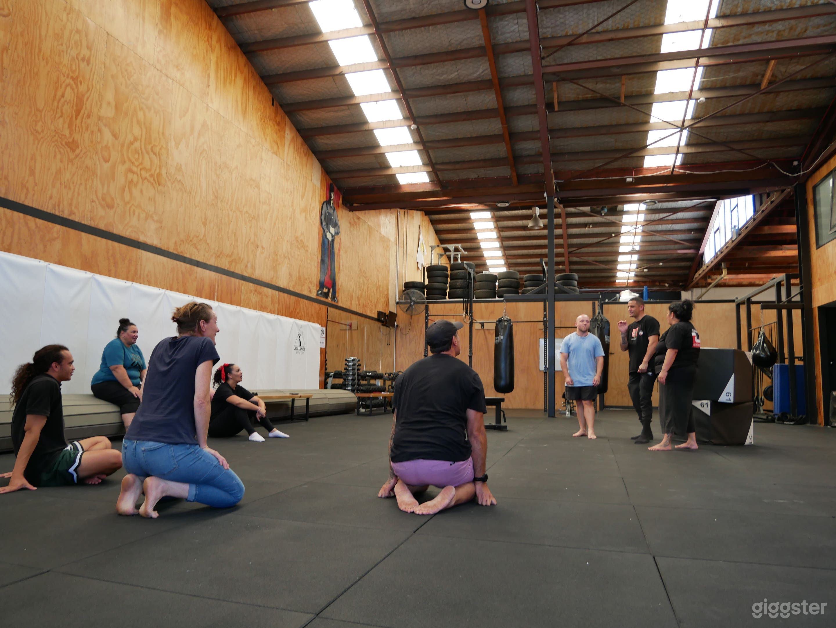 Open floor plan, natural lighting.