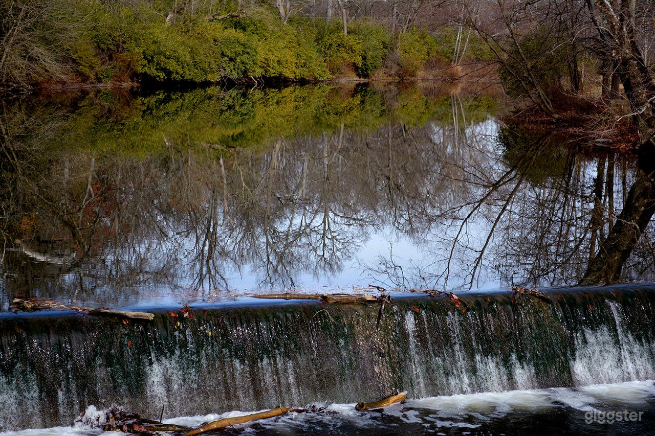 The only dam along the entire 84-mile long Darby Creek 