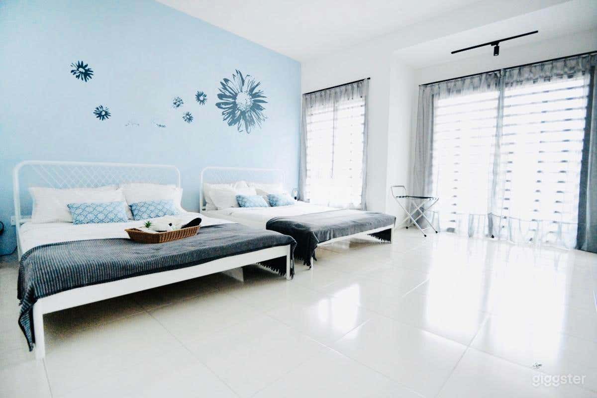 Serene Lakefront Double-Story House Photo 2