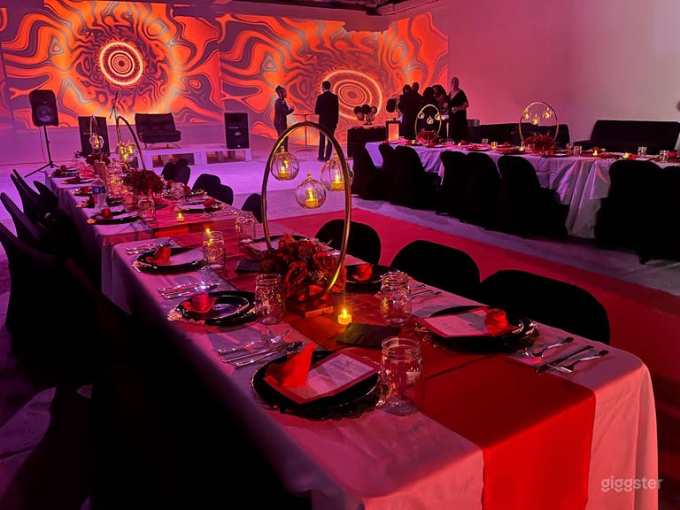  Industrial style event space, a blank canvas for your vision 