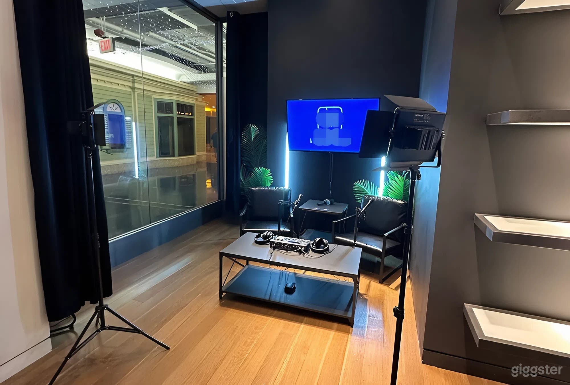 Cozy Podcast Space on Atlantic City Boardwalk Photo 3