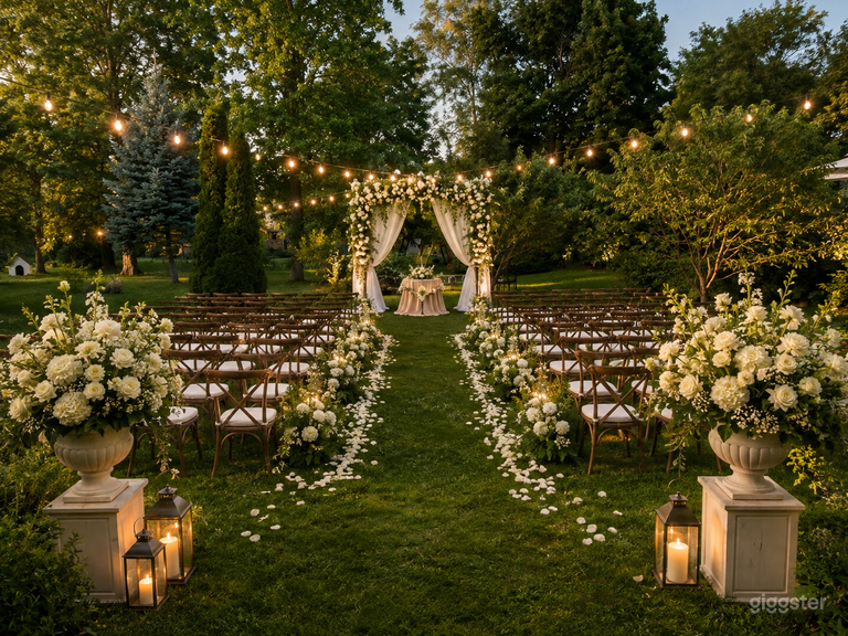  Lieu de mariage dans un jardin privé à Toronto 