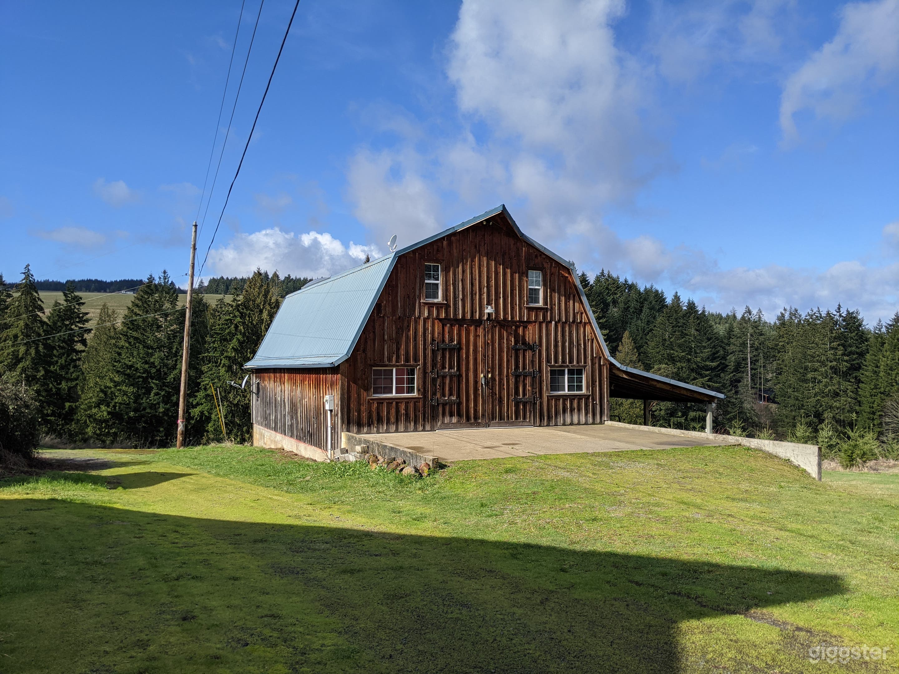 Barn front exterior
