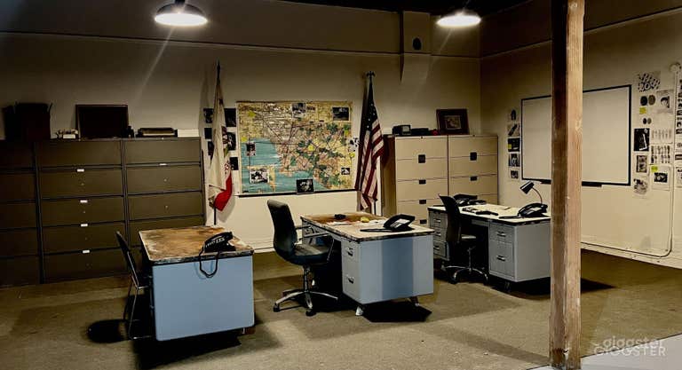  Prison, Jail & Police Station Film Set Interrogation room 