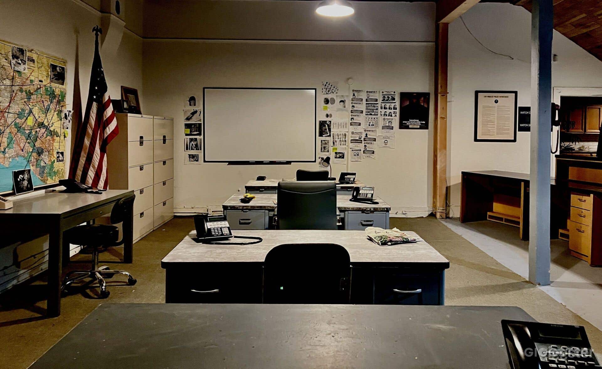 Set de Filmación de Prisión, Cárcel y Estación de Policía Sala de Interrogatorios Foto 2