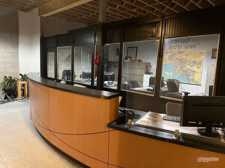  Police Station (interrogation room, jail cells, police office desk) 