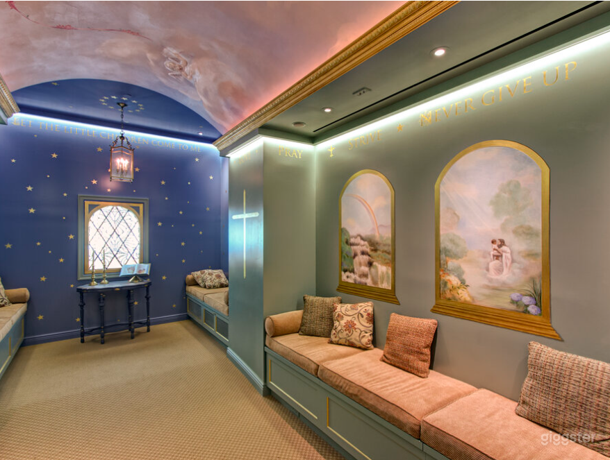 Children's Chapel- Whimsical Hand Painted Space Photo 1