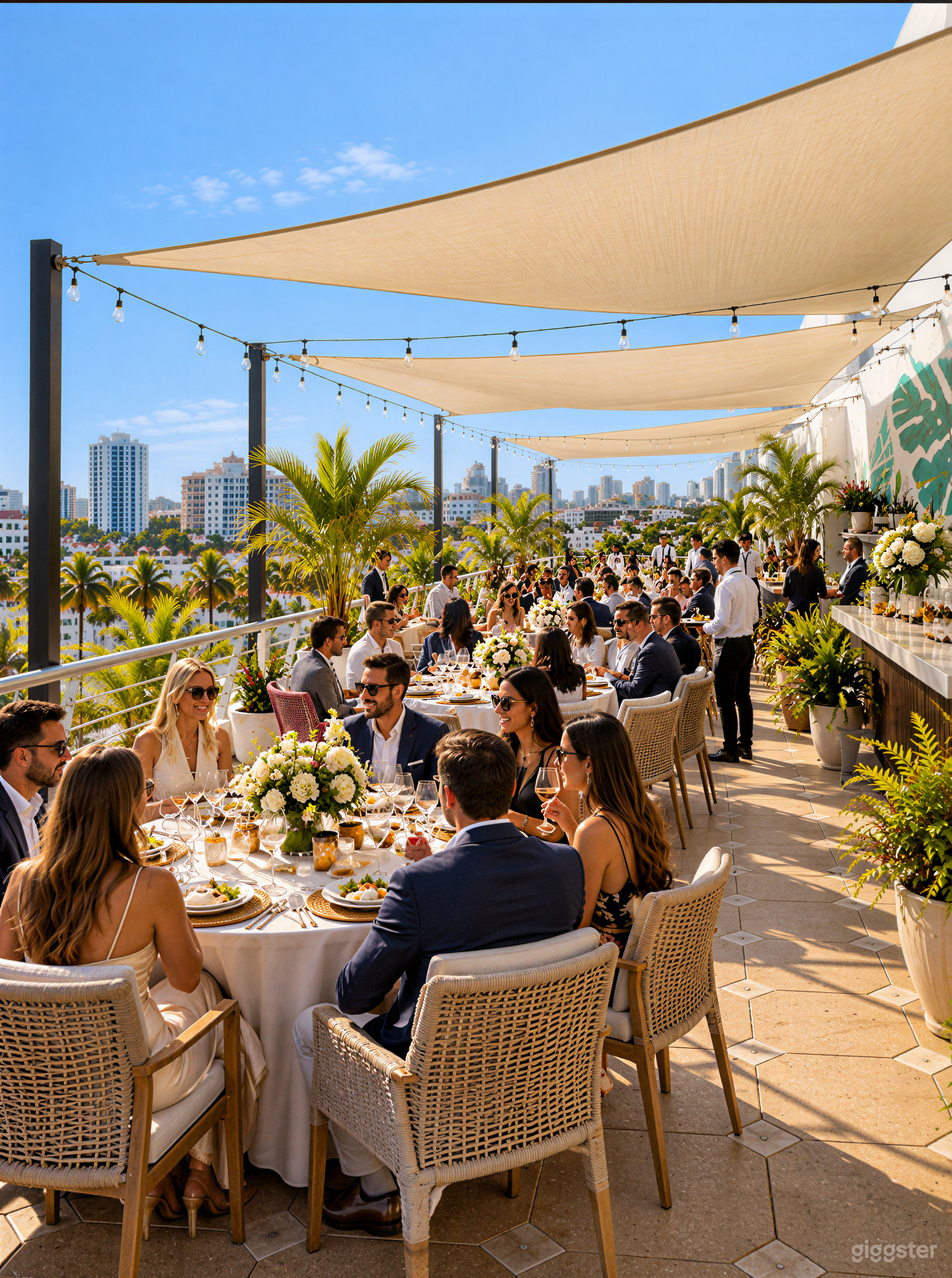 Skyline Rooftop Venue with Full Bar & Panoramic Views Photo 3