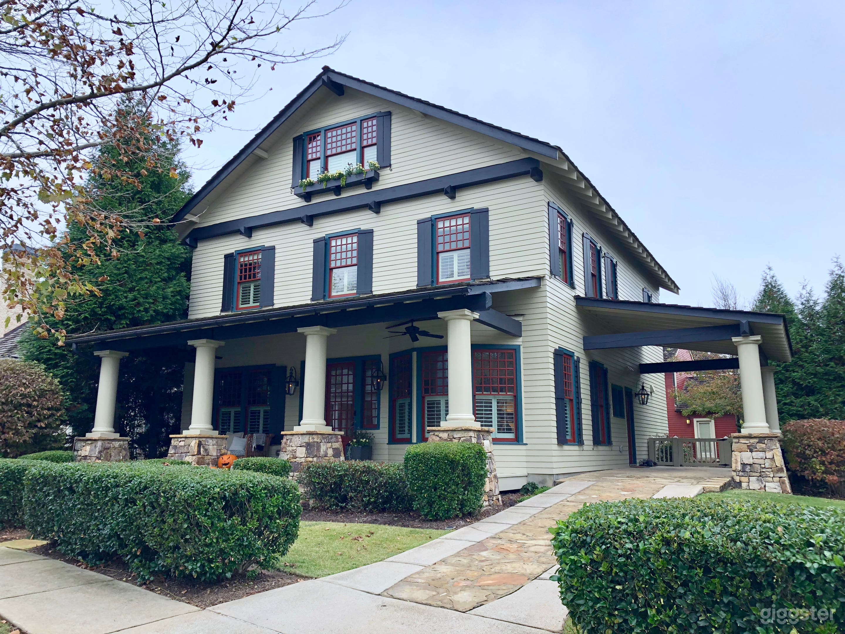 Charming, three story, craftsman style home with detached carriage house and four-car garage. Located in desirable, European designed, Vickery Village neighborhood. Easily accessible to the North Georgia Mountains and Downtown Atlanta. 
