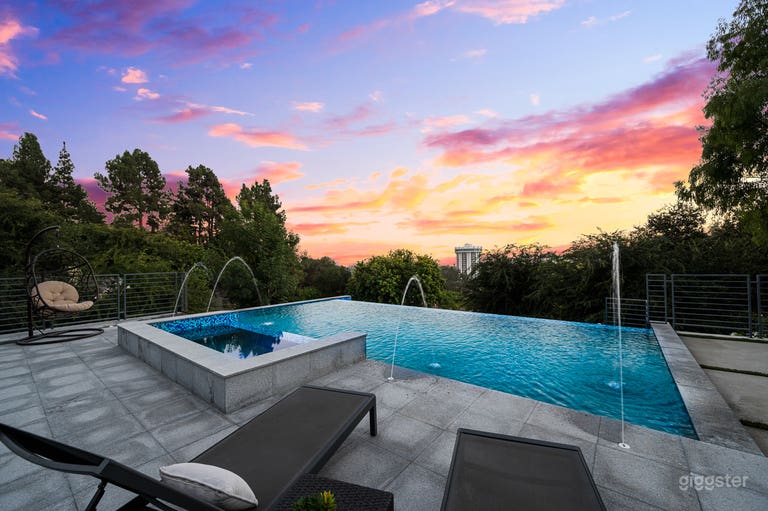  Sprawling Hillside Mansion with Jetliner Views 