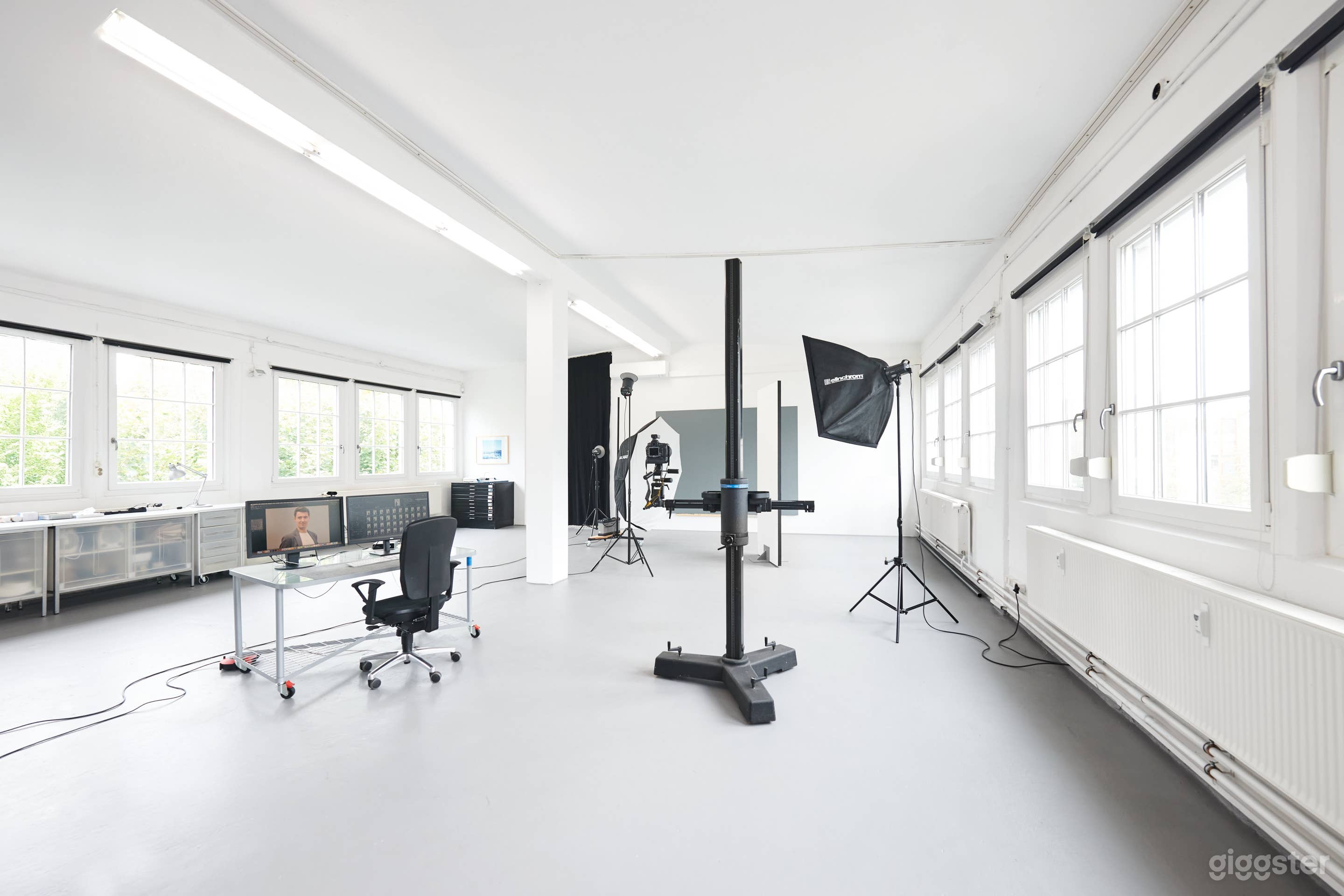 Fabrikloft-Fotostudio: 250 m² Tageslicht, hohe Decken Foto 2