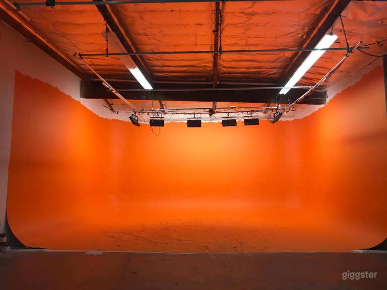  Production Studio with 32' - 3 Wall Cyc Wall 