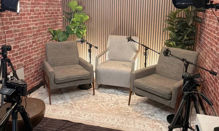  3 Camera Podcast Studio - Downtown Scottsdale 