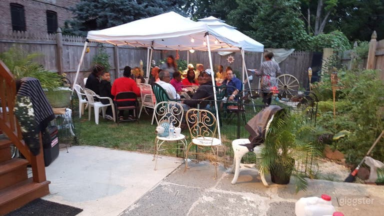  Good size backyard I fit 40
People at this years fish fry. 