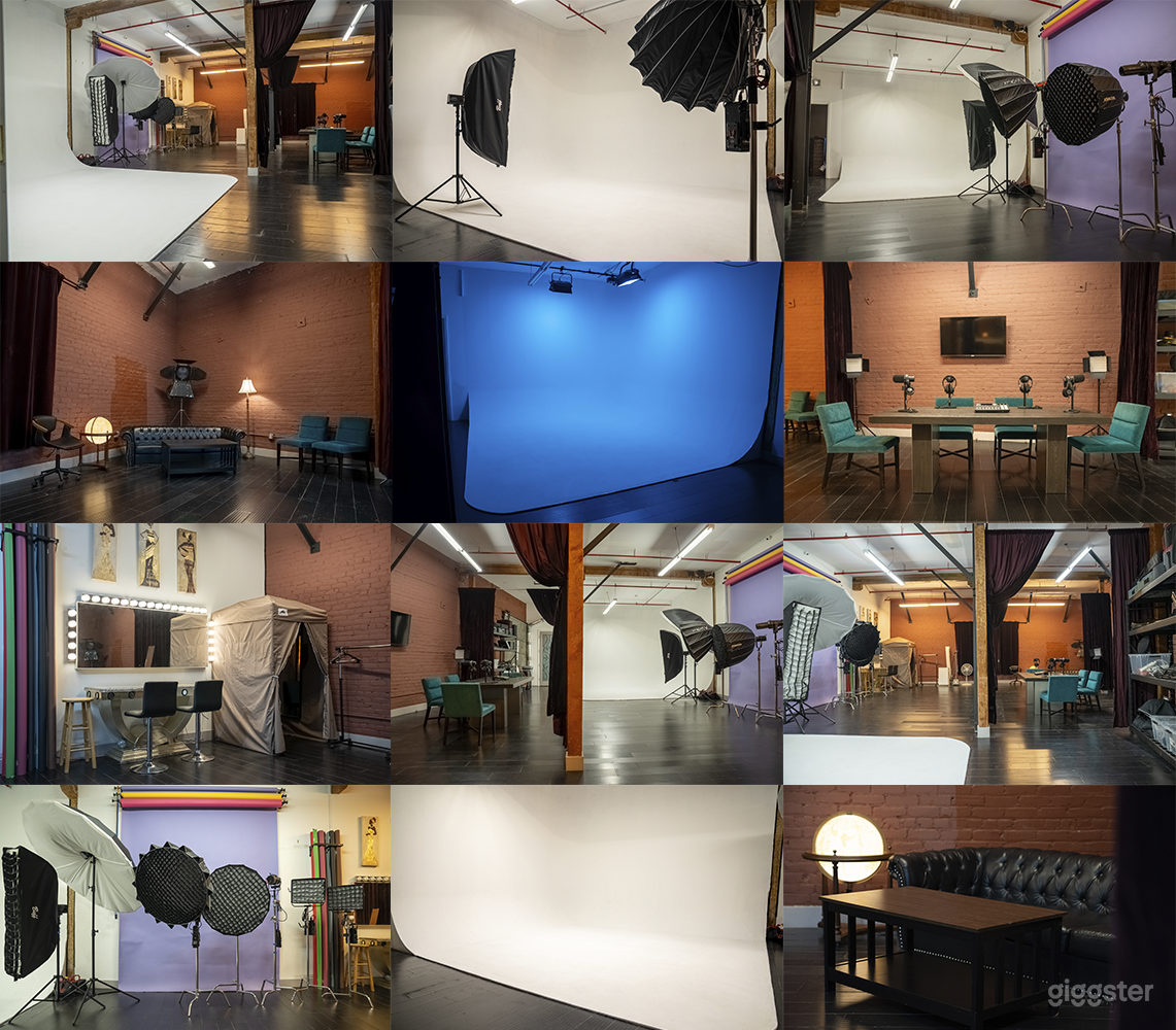 Unique Loft Photo/Video/Podcast Studio with AC Photo 1