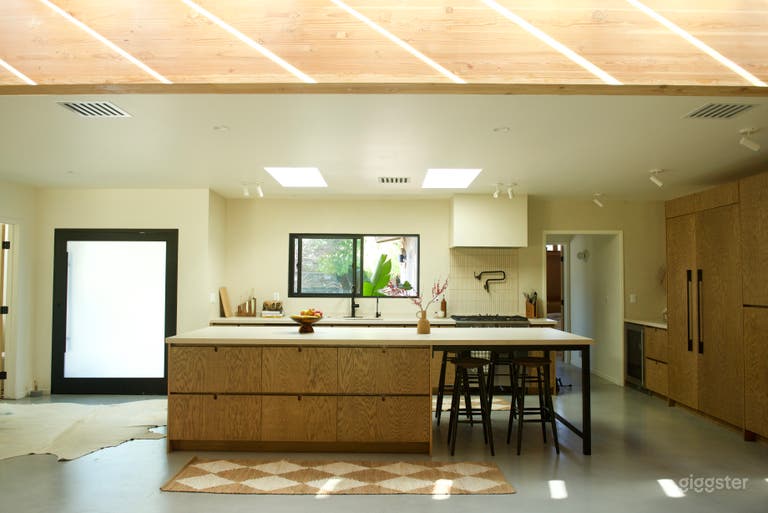  Spacious midcentury modern japandi minimal home 