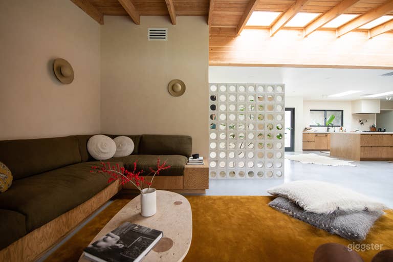  Spacious midcentury modern japandi minimal home 