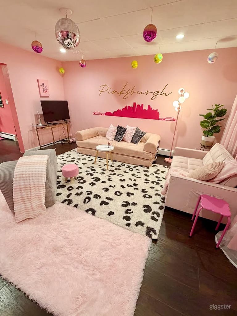  Casa Rosa Pittsburgh - ¡Ideal para Sesiones Fotográficas y Producción! 
