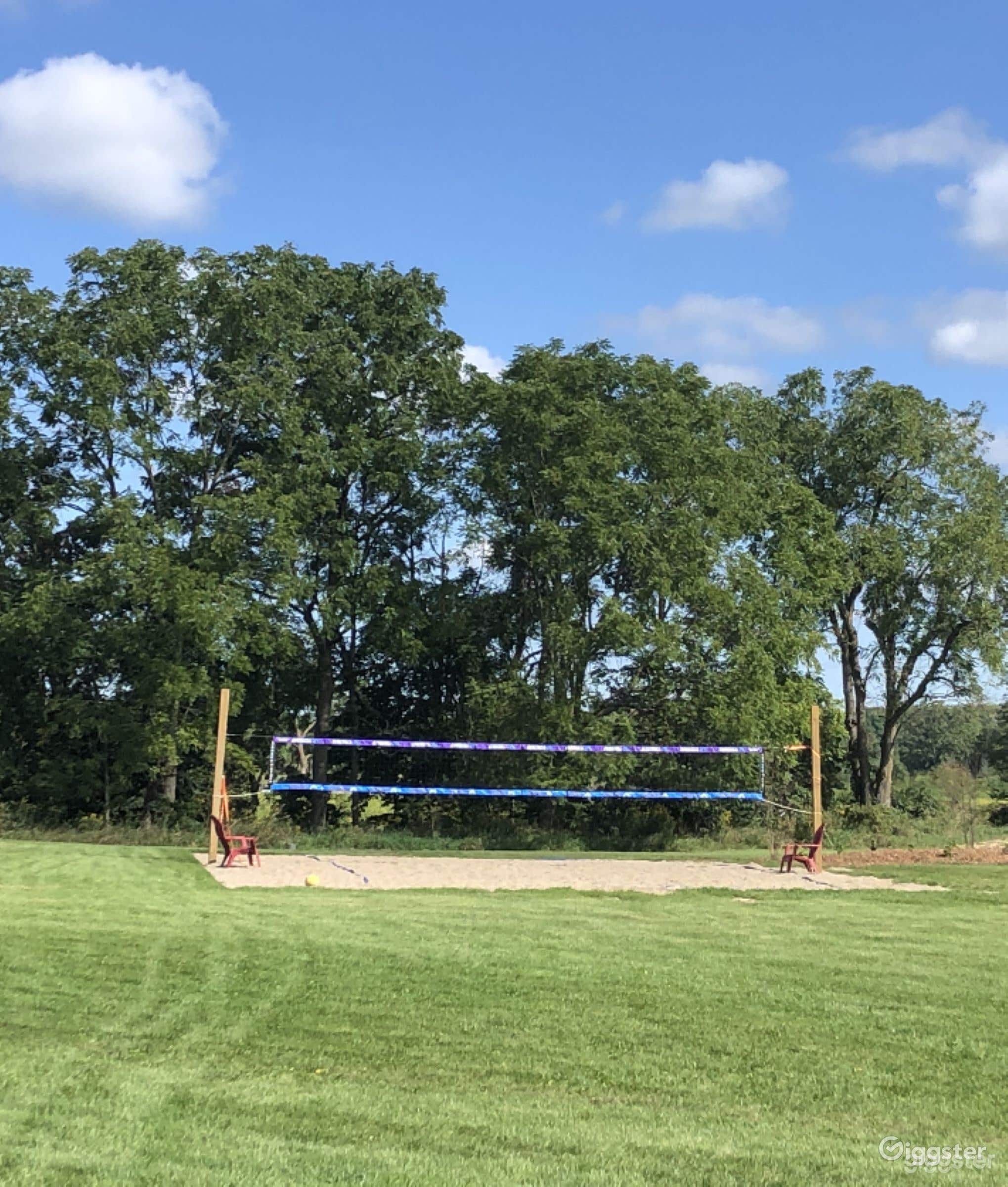Large Professional Volleyball Court  Photo 1