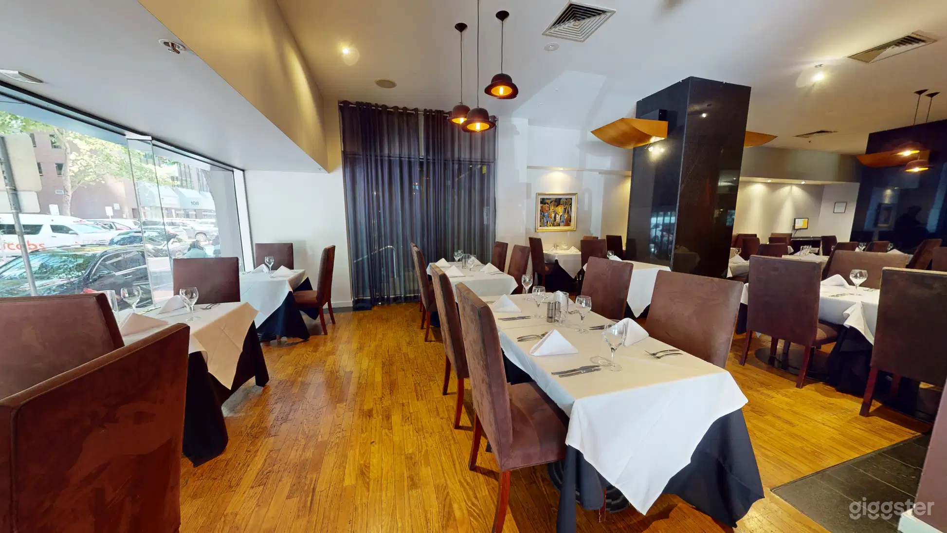 Modern Hotel Restaurant, Bar & Lounge Space Photo 1