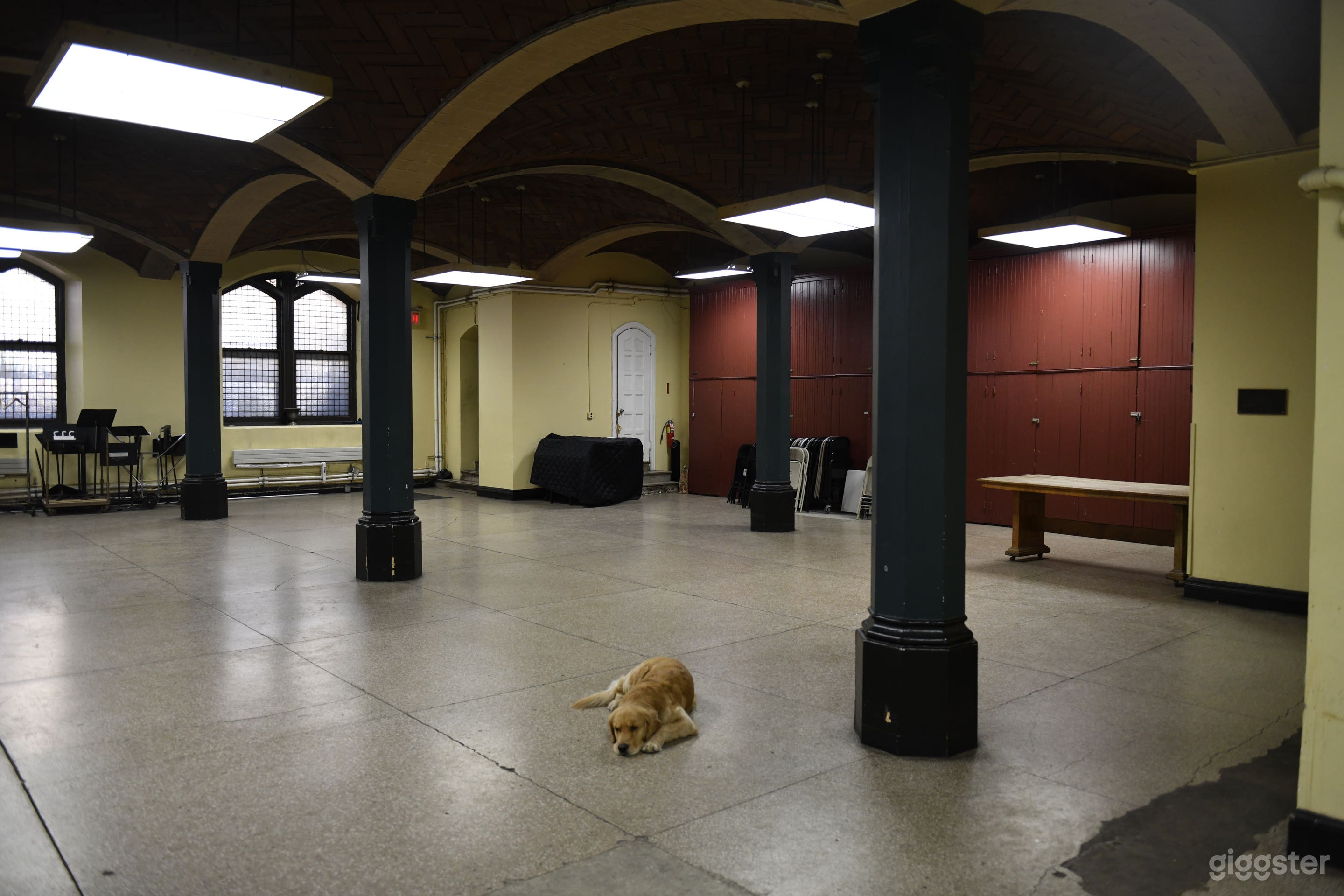 The main Undercroft space (dog not included)