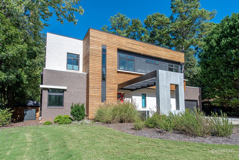  South facade street view. 