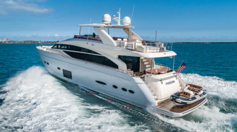 Huge and Dazzling 88FT PRINCESS with Jetski Included Party Yacht Space Events Photo 4