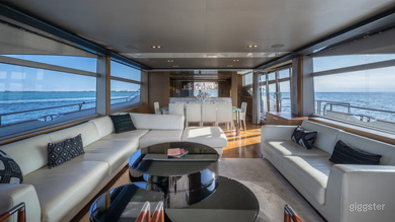 Huge and Dazzling 88FT PRINCESS with Jetski Included Party Yacht Space Events Photo 3