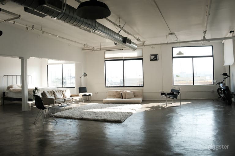  Minimalistic industrial loft with natural light 