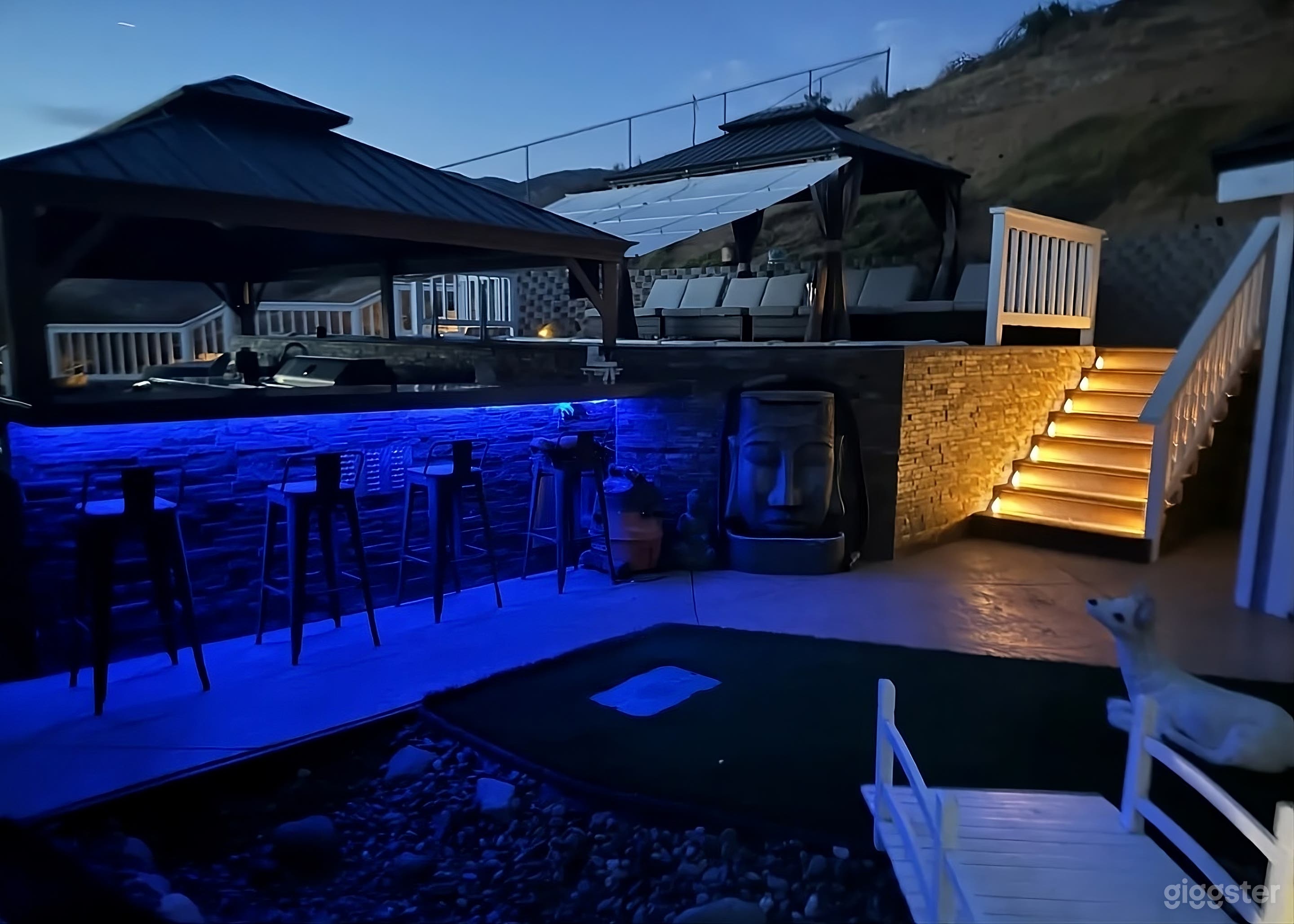 Luxury Hillside Backyard Oasis Photo 2