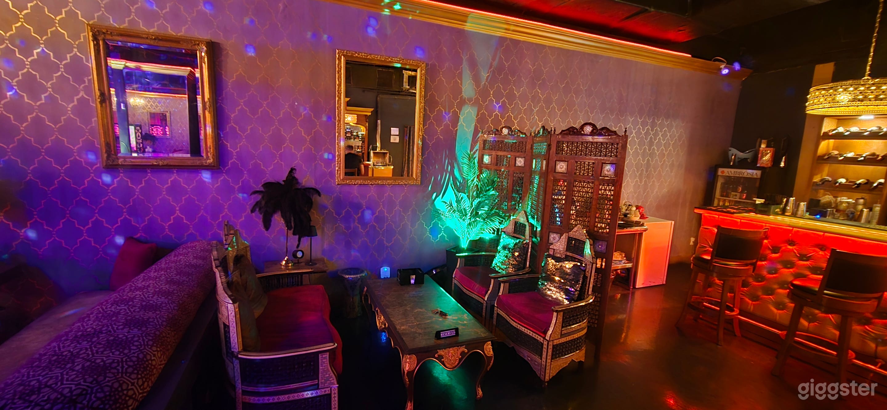 Chic Contemporary Moroccan Motif Night Club with Full Bar Photo 3