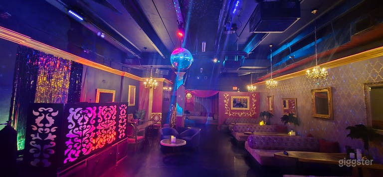  Club nocturno contemporáneo marroquí chic con barra completa 