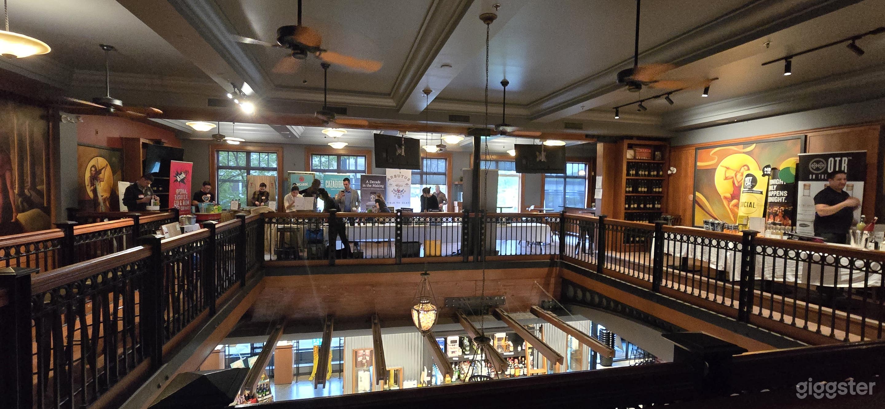 A large spac with natural light.