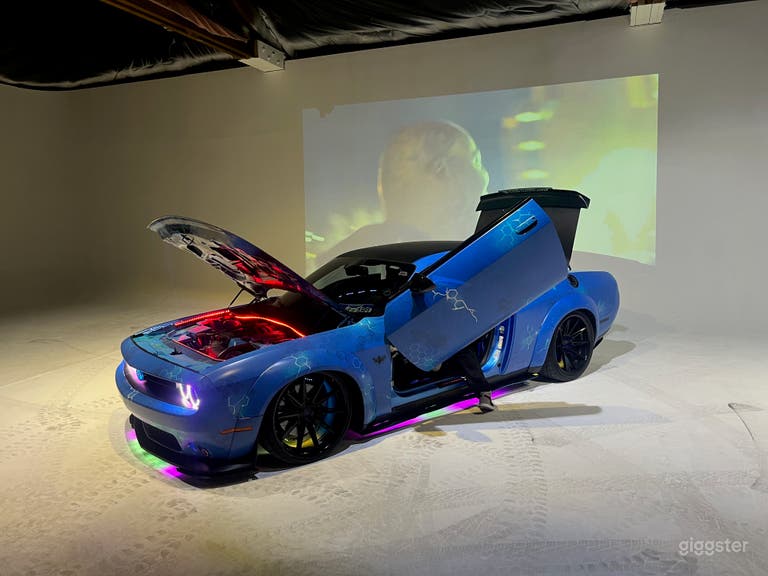  Music Video production package in-studio with a supercar 
