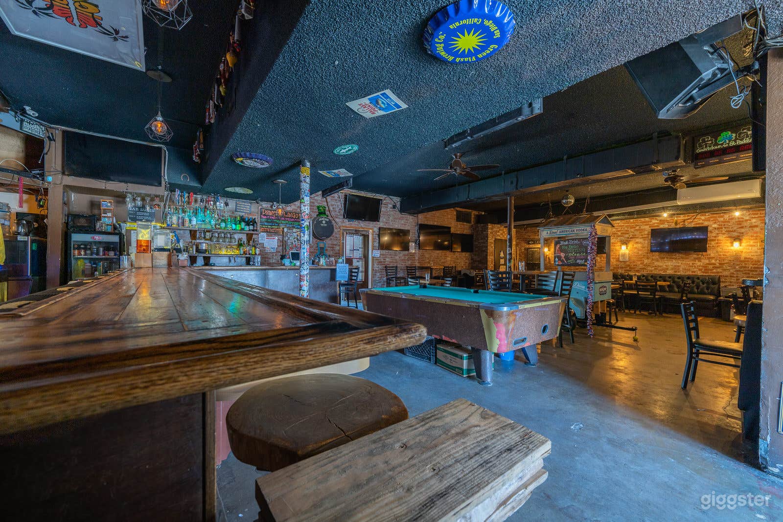 View of bar from South West corner of bar
WE DO NOT HAVE A POOL TABLE ANYMORE