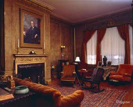  Vintage Library w/ Grand Piano 