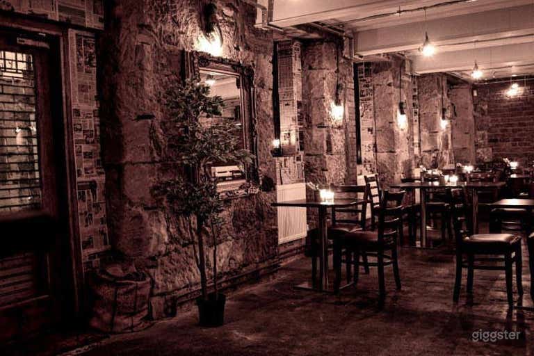  Rustic, Exposed Brick and Stone Walls Basement Venue 