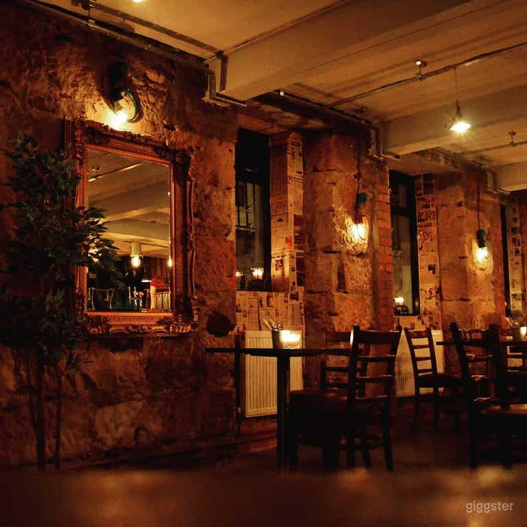  Rustic, Exposed Brick and Stone Walls Basement Venue 