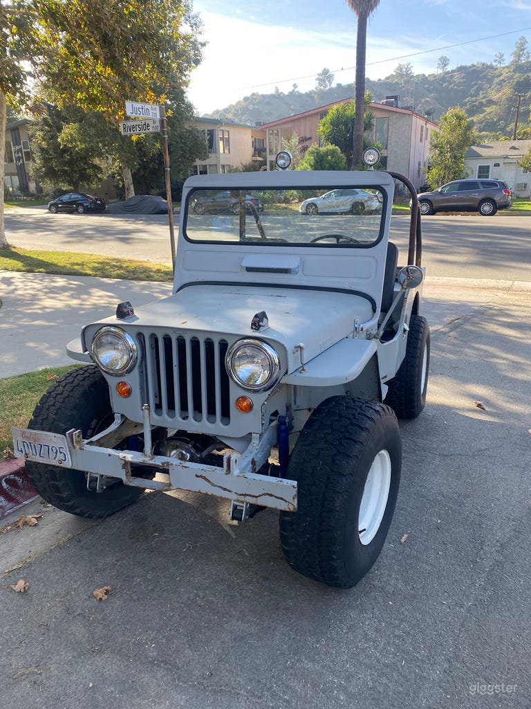  Jeep Willys Vintage para Sesiones 