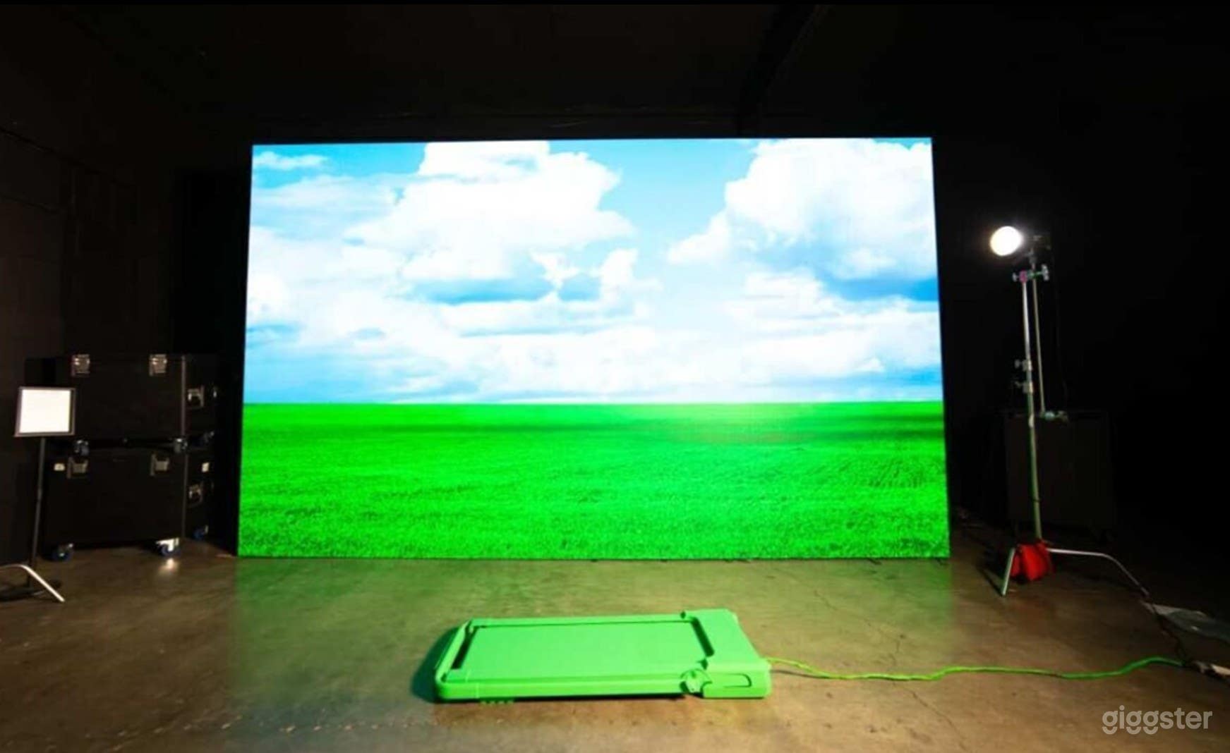  LED Wall in Industrial Downtown Warehouse Photo 1