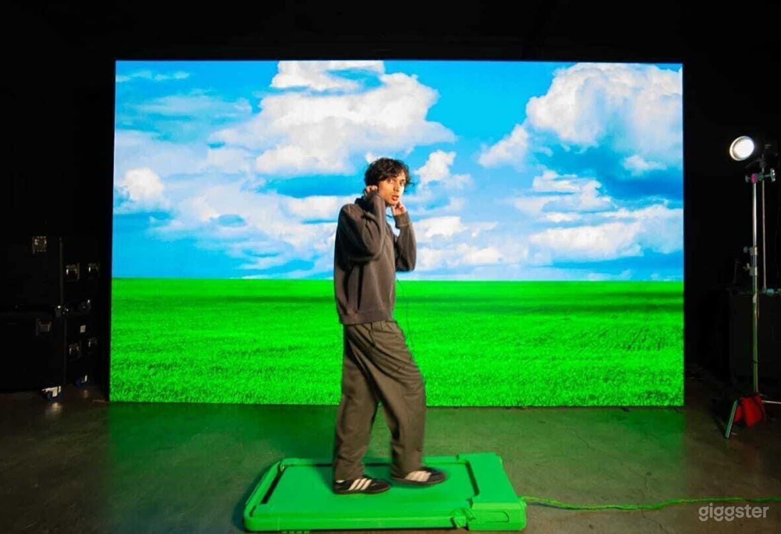  LED Wall in Industrial Downtown Warehouse Photo 2