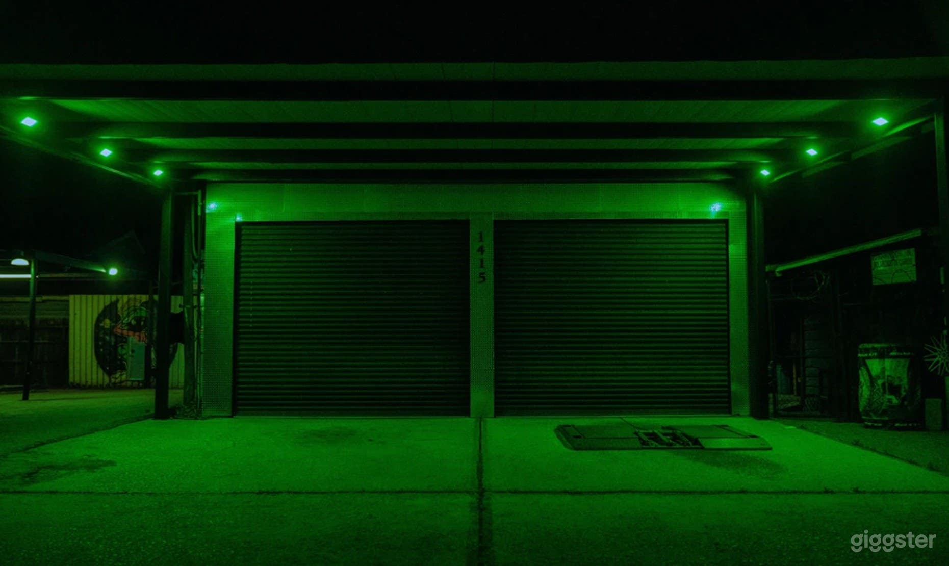 Industrial Shop with RGB Lighting Photo 2