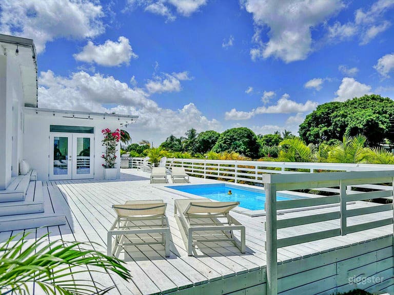  Charming Pool with Deck and Backyard 
