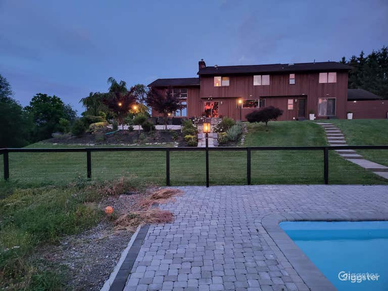  40-foot pool in a Mountainview Estate  