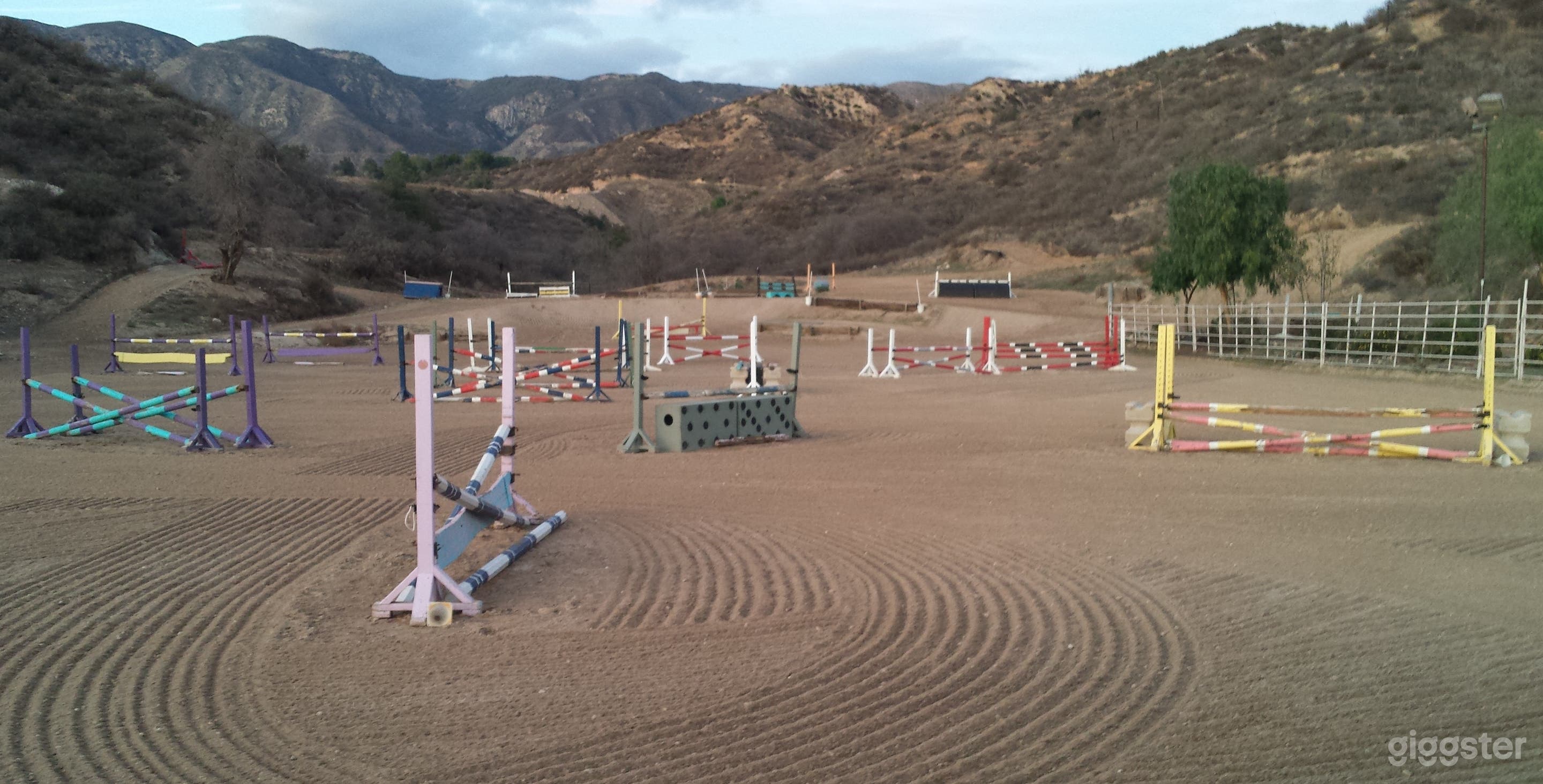 jump arena. looking north