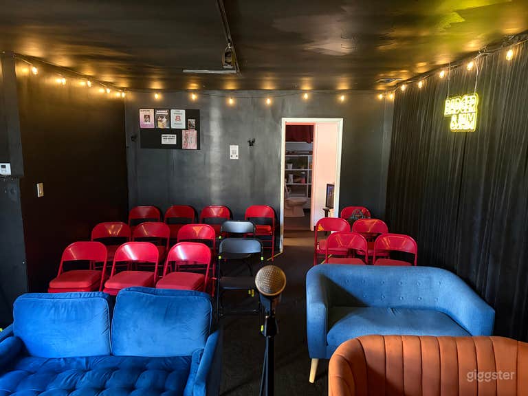  Fun comedy club theatre for filming, classes, shows 