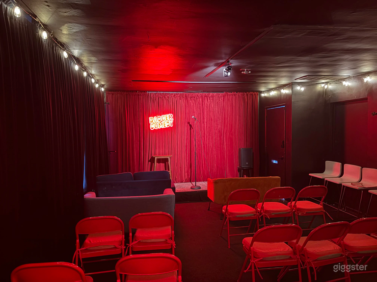  Fun comedy club theatre for filming, classes, shows 
