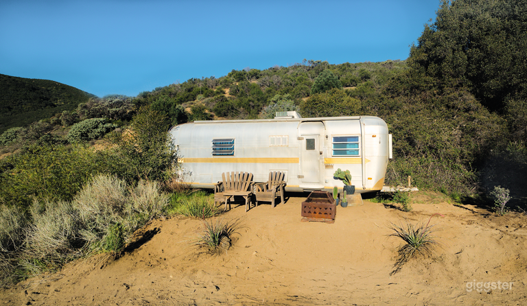  Vintage Streamline Imperial Trailer on High Desert Ranch 