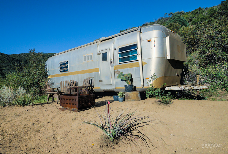  Vintage Streamline Imperial Trailer on High Desert Ranch 