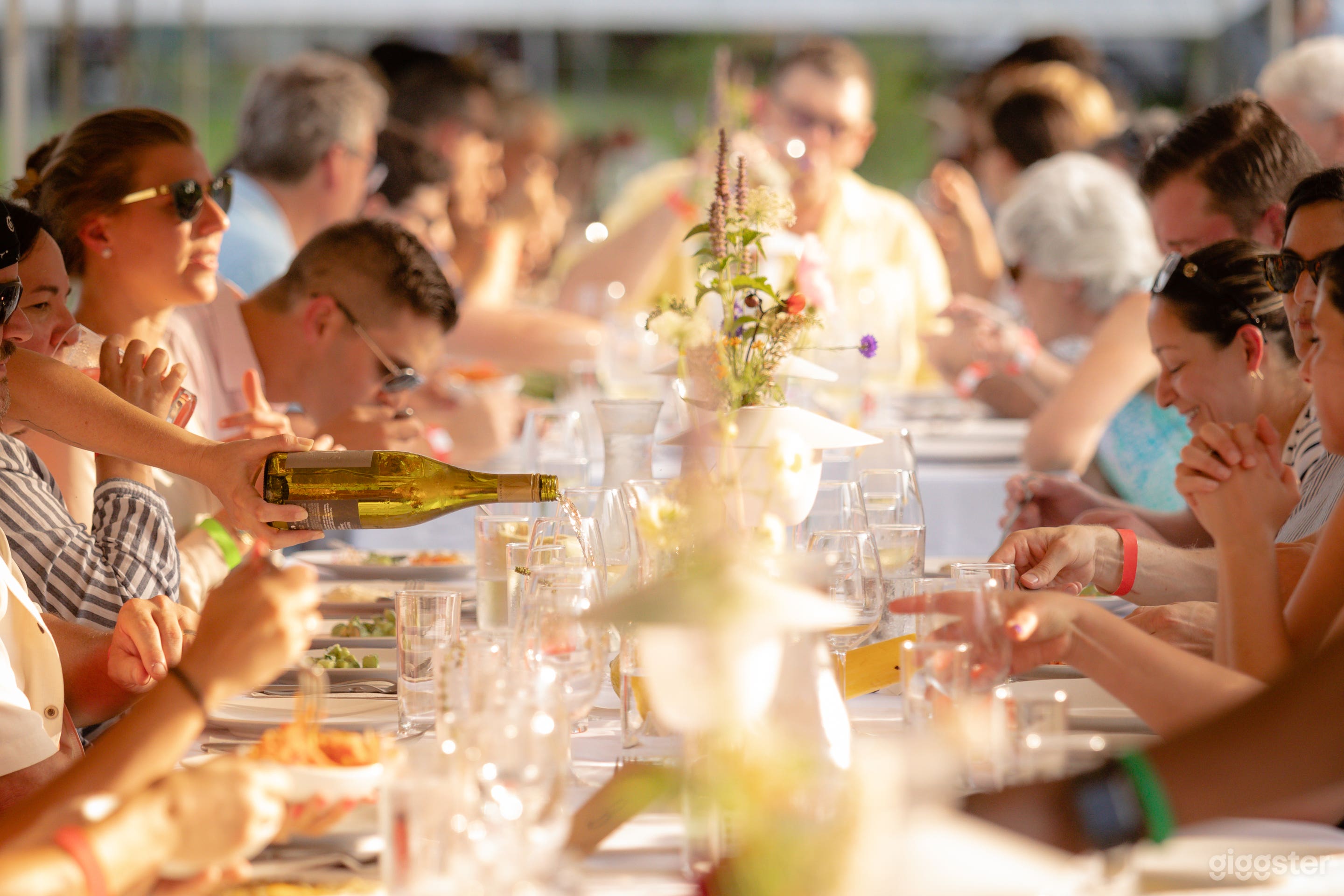 Family style Farm dinner